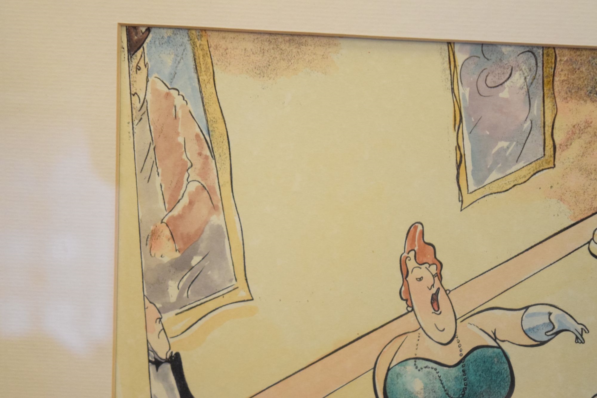 Artwork by Edward Sylvester Hynes, 'The Fat Lady Sings', Made of Watercolour