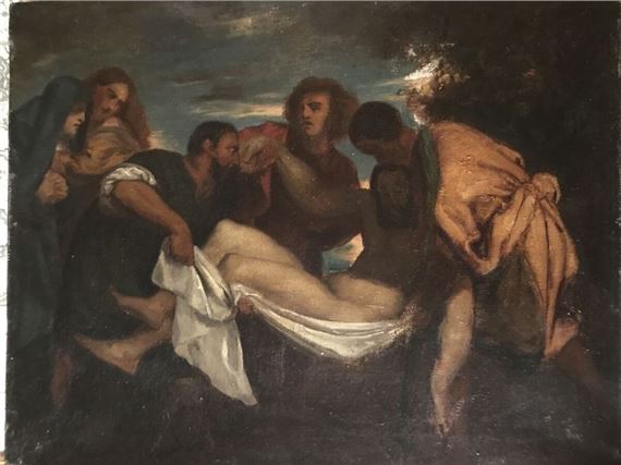 The Entombment by Titian, 19th century