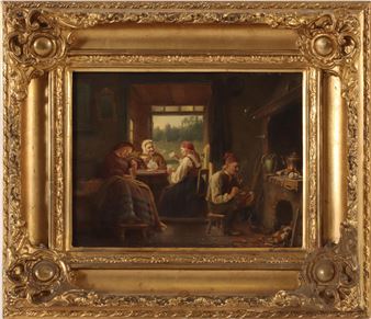 Kortspelande gummor - Peter Eskilson