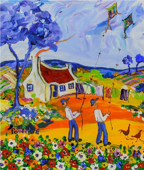 Portchie | Kite Flyers | MutualArt