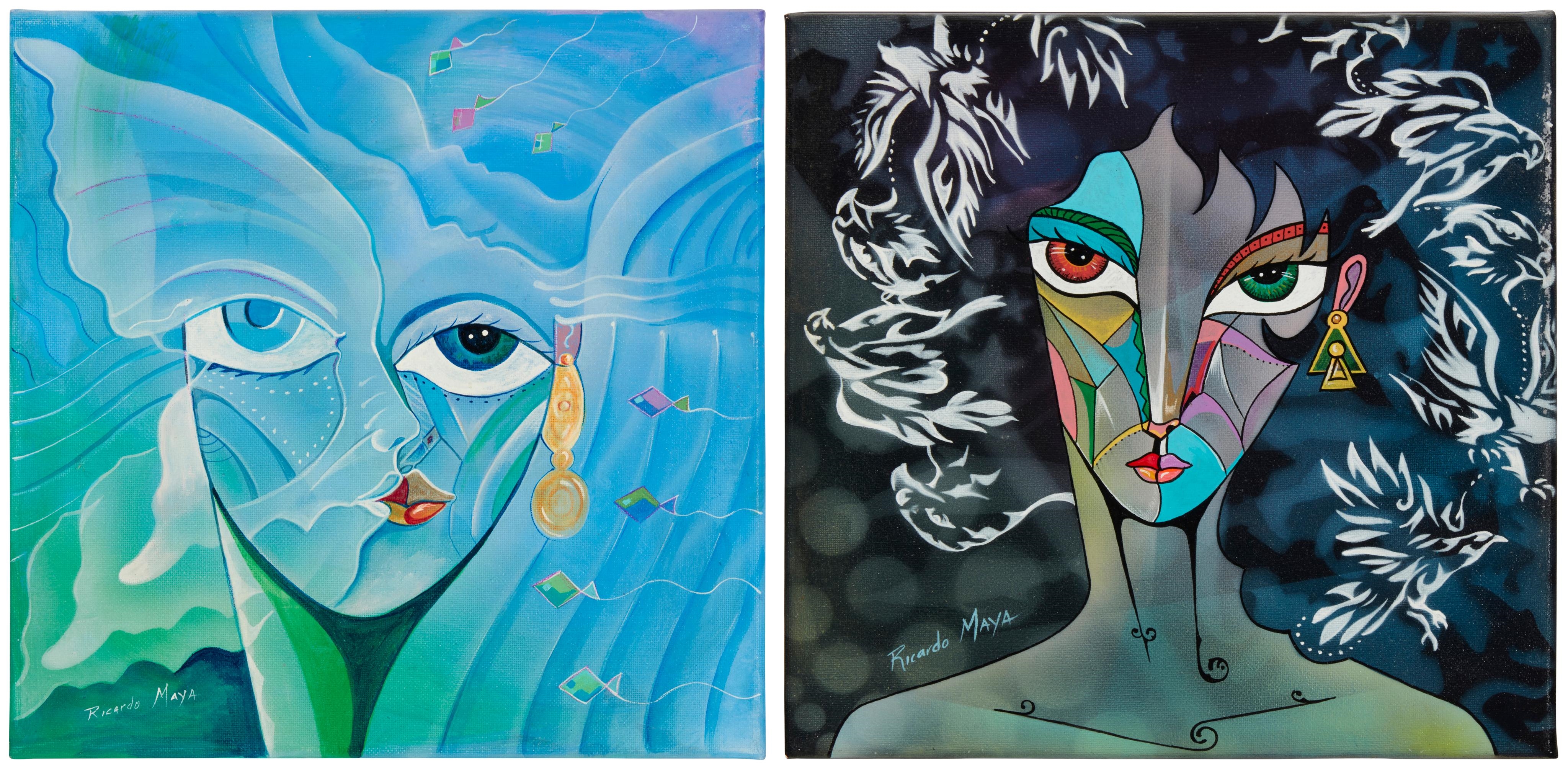 Ricardo Maya | Two dream-like portraits | MutualArt