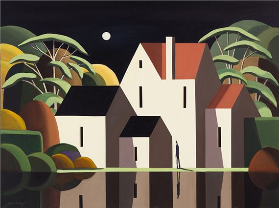 Night Walk at Barton Ferry by Andrew Wooldridge