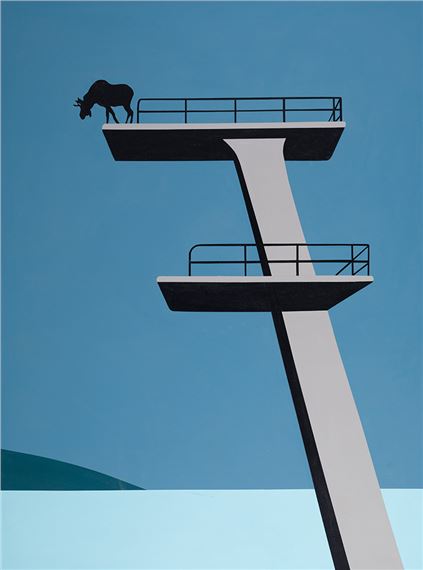Brink by Charles Pachter, dated 2013