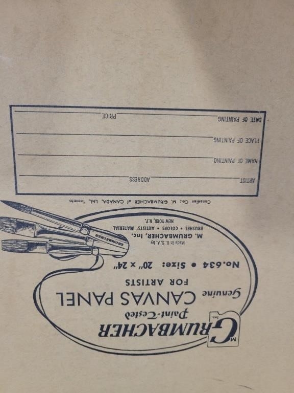 Artwork by Edith Crum, Wilderness, Made of Oil