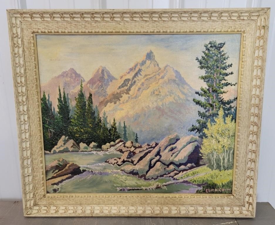 Artwork by Edith Crum, Wilderness, Made of Oil
