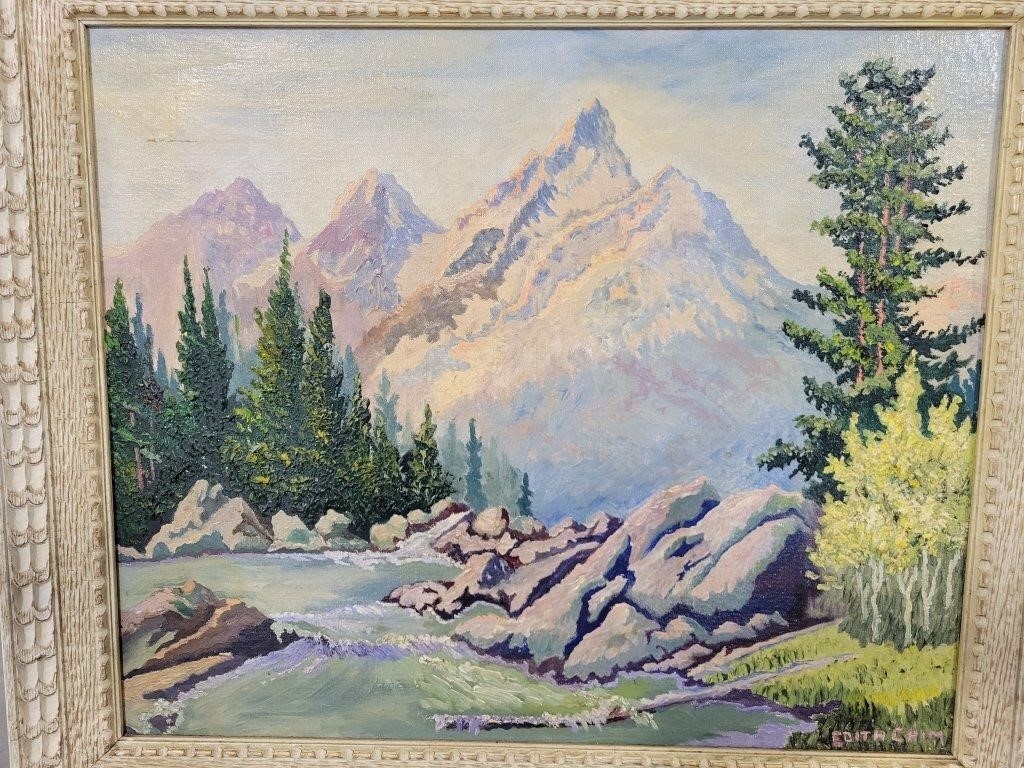 Artwork by Edith Crum, Wilderness, Made of Oil
