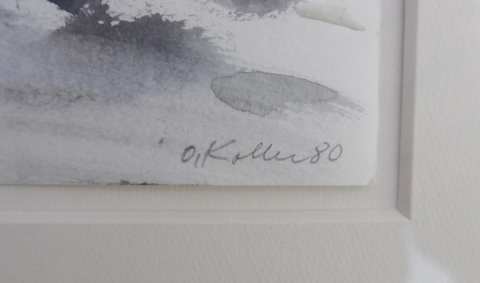 Artwork by O. Kohler, O.Kohler "Abstraction", Made of watercolor