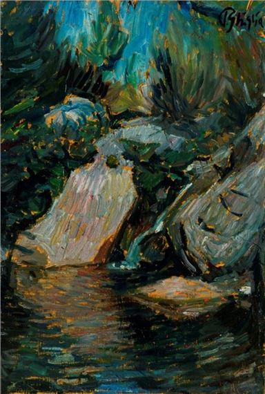 Waterfall by Paolo Ghiglia