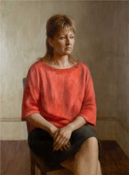 Untitled, portrait of a seated lady