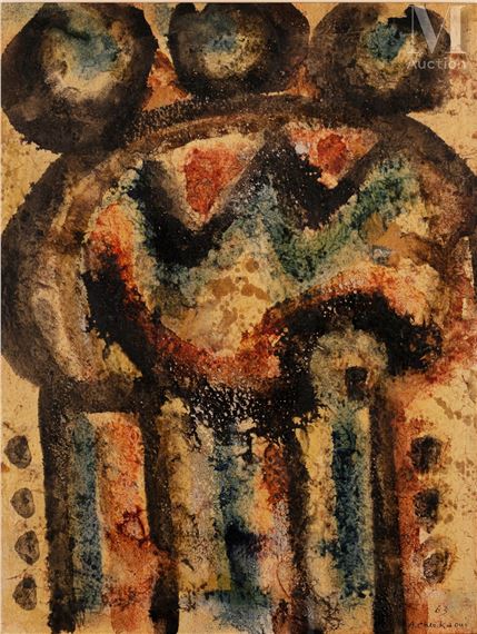 Composition aux personnages by Ahmed Cherkaoui