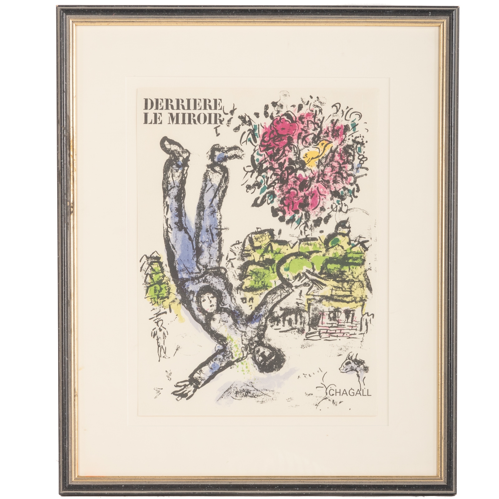 Marc Chagall | Cover Derriere le Miroir (1887) | MutualArt
