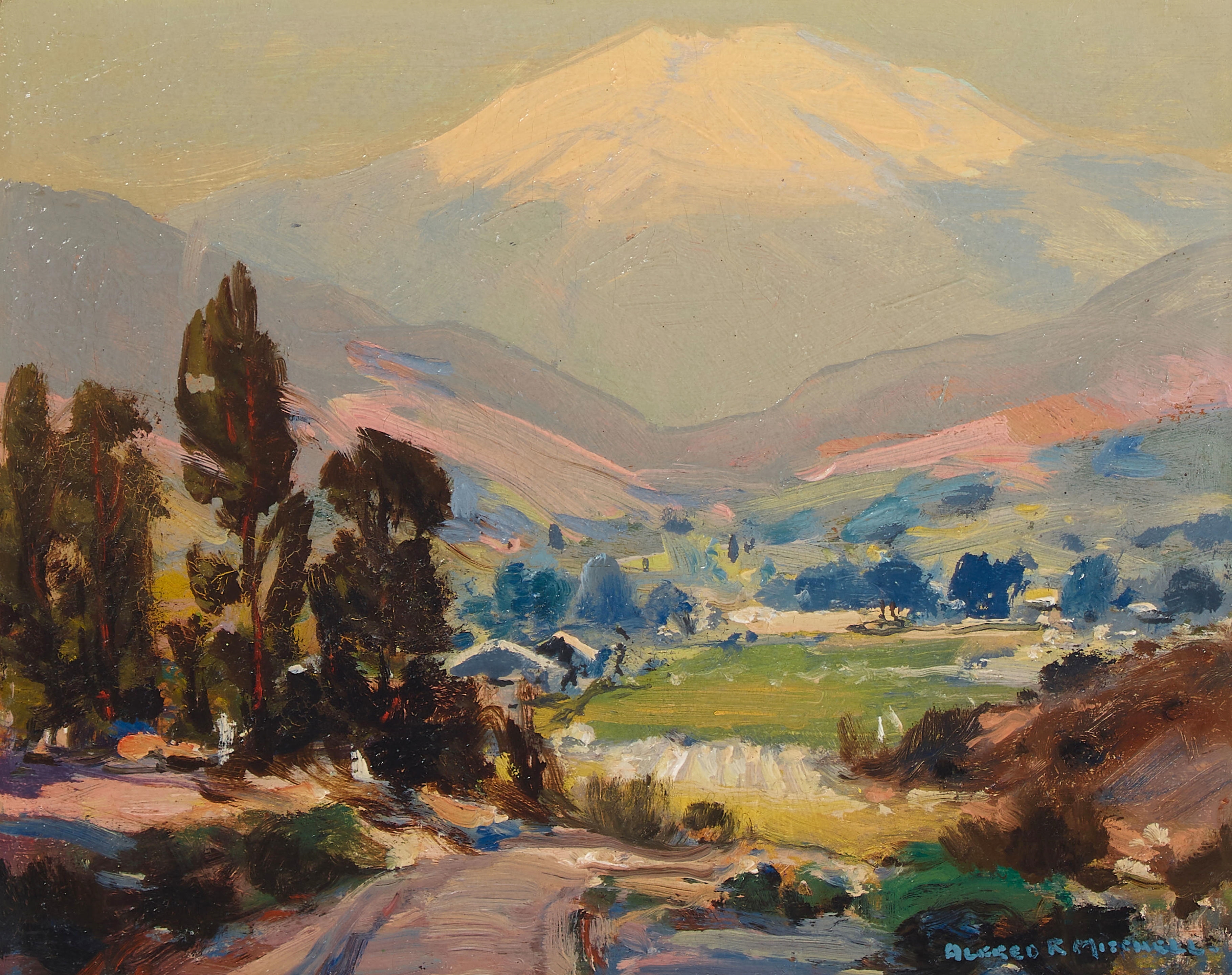Alfred R. Mitchell | Toward the Mountain | MutualArt