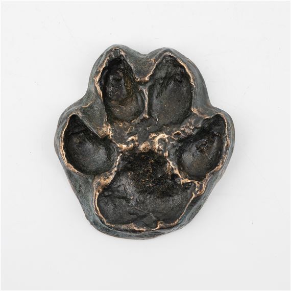 A wolfs footprint by Torbjörn Forsberg