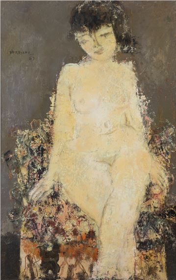 Nudo seduto by Luciano Verdiani, 1963