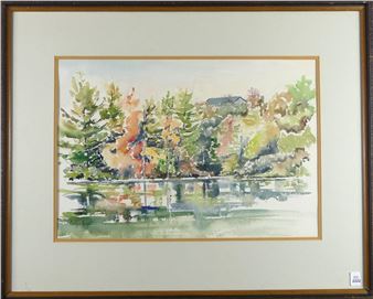 Untitled: River in Autumn - Evelyn Knight