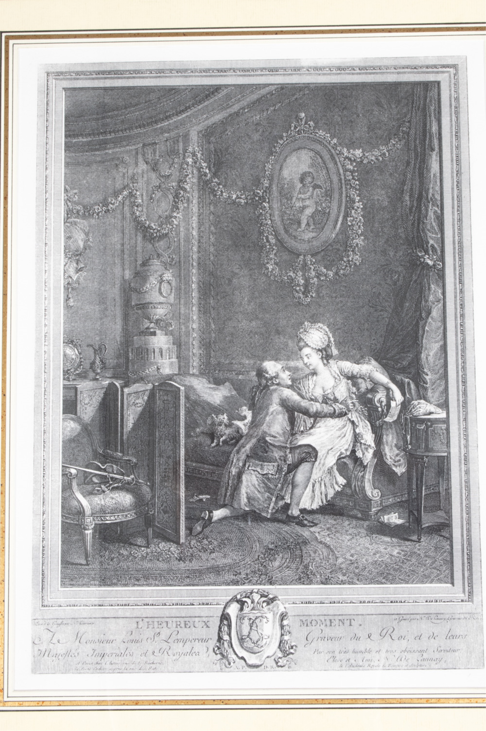 French School | (2) REPRODUCTION ANTIQUE FRENCH ETCHINGS | MutualArt