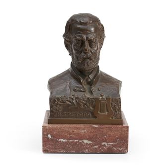 Bronze Bust of Bedrich Smetana, - Antonín Odehnal