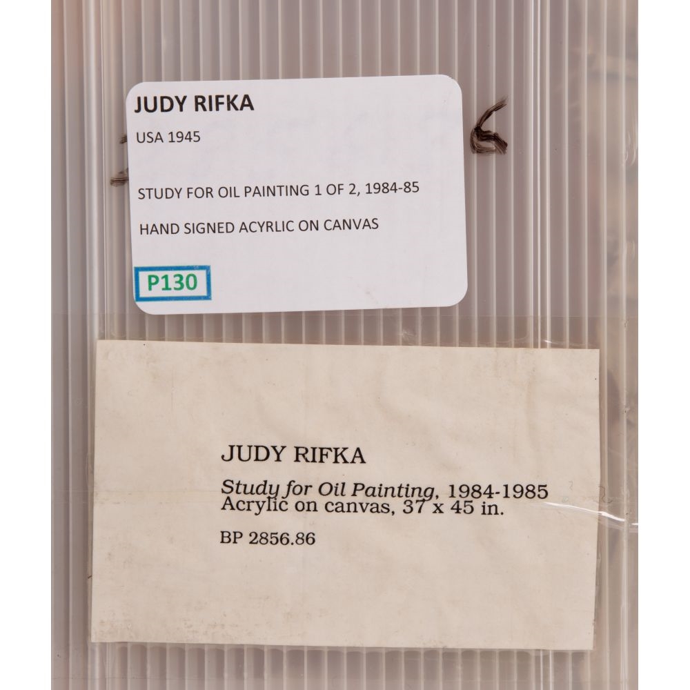 Judy Rifka | Study for Oil Painting (1984 - 1985) | MutualArt