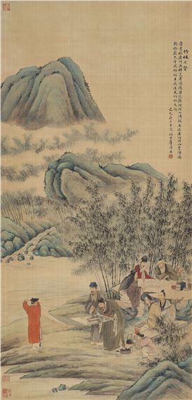 Seven Sages of the Bamboo Grove - Hua Zeyu