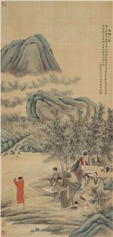 Seven Sages of the Bamboo Grove - Hua Zeyu