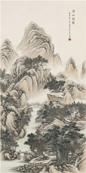Quiet Streams and Mountains by Wang Ershui, 1926