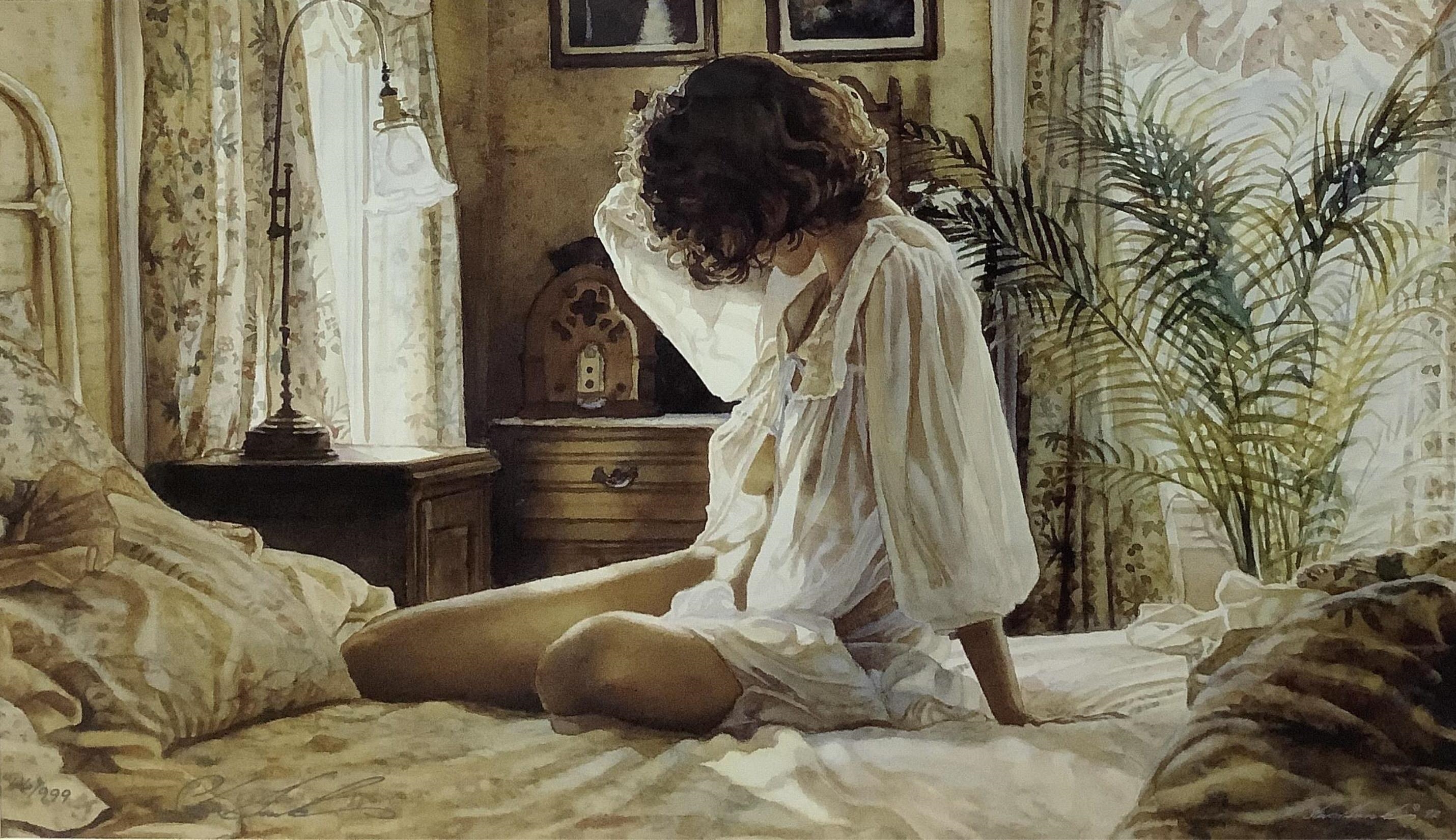 Artwork by Steve Hanks, Catching The Sun, Made of Lithograph