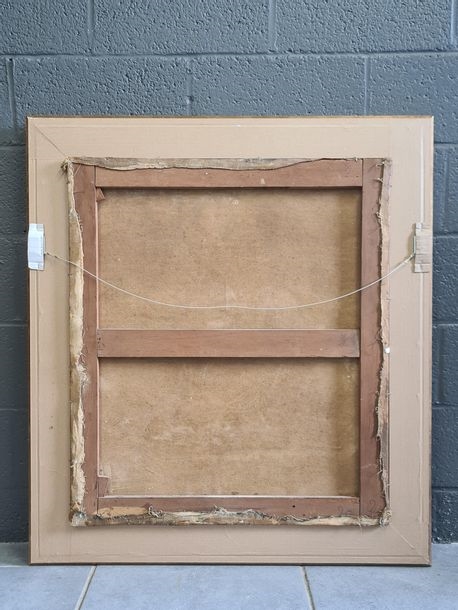 Artwork by Clement Serneels, Fish carriers returning from fishing along the Congo River, Made of Oil on canvas