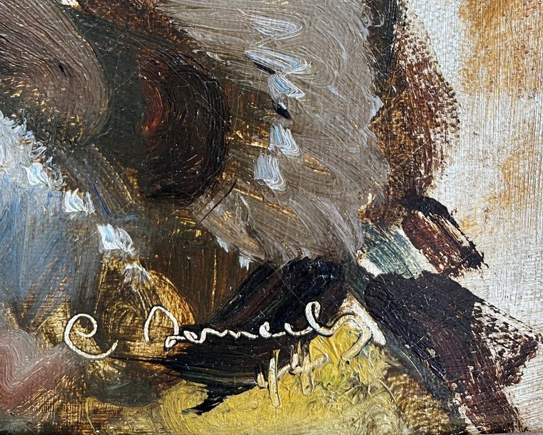 Artwork by Clement Serneels, Fish carriers returning from fishing along the Congo River, Made of Oil on canvas