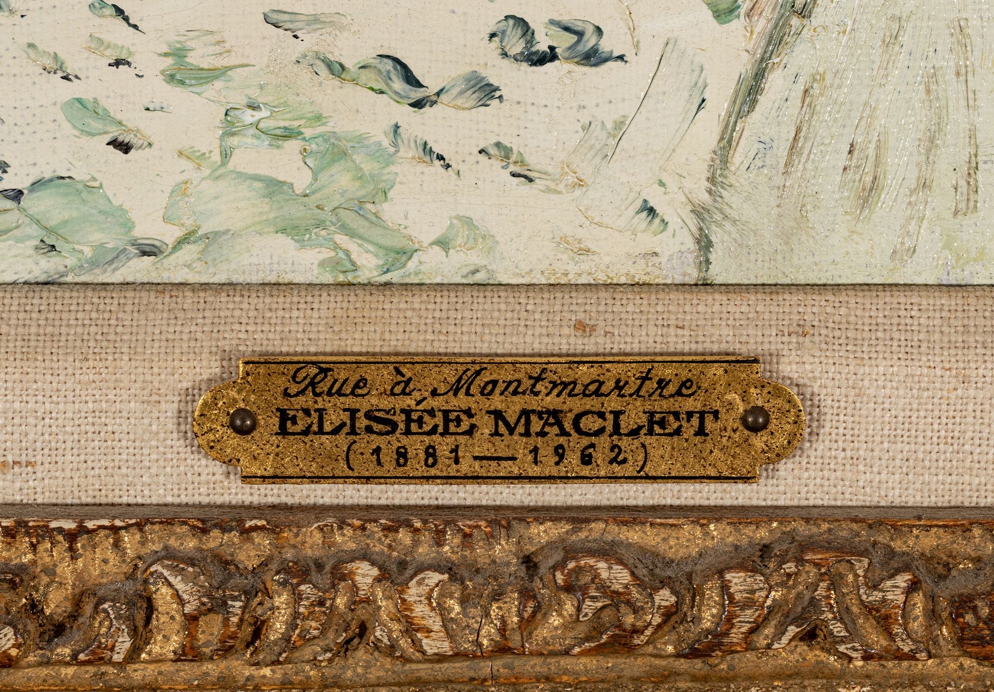 Élisée Maclet | Rue A Montmartre | MutualArt