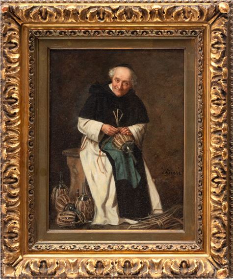 Monk With Fiascos by David Sani