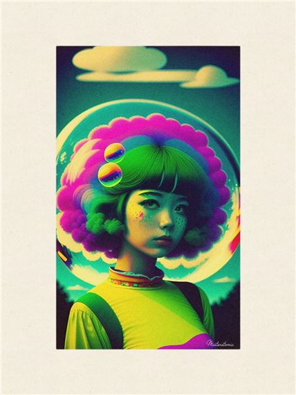 Girl Space Colors 8
