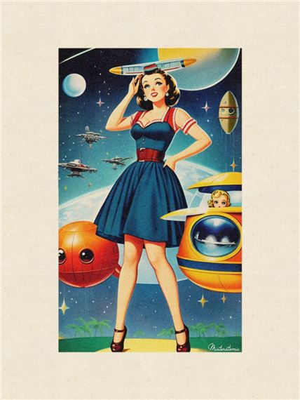 Woman in Space 8