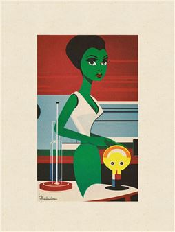 Stranger Green Woman 1 - Atomic (20th Century)