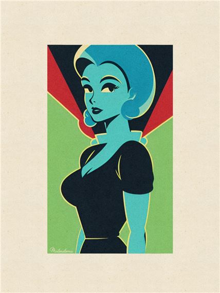 Stranger Blue Woman by Atomic (20th Century)
