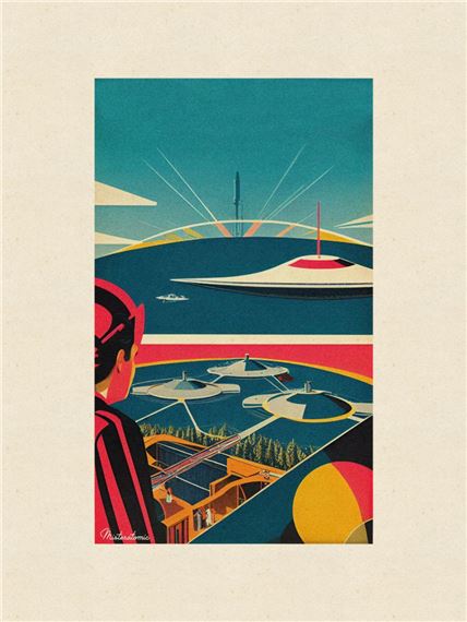 Flying Saucer 9 by Atomic (20th Century)