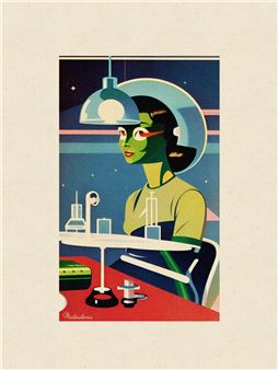 Stranger Green Woman 1 - Atomic (20th Century)