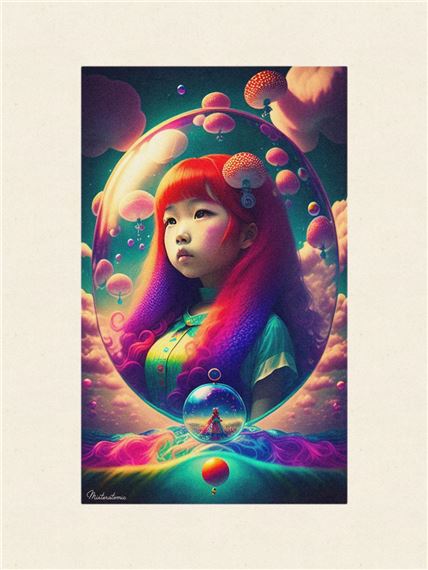 Girl Space Colors 25