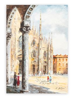 Milano: Piazza Duomo - Eugenio Mantegani
