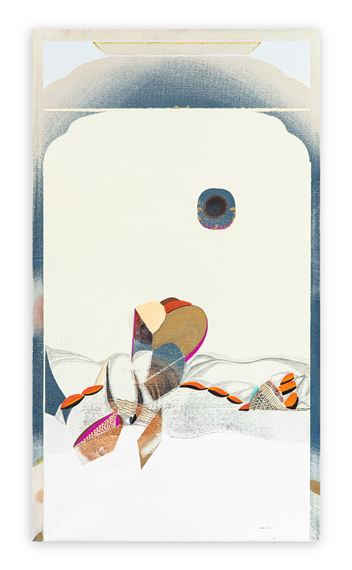 Monastero serbo sotto la neve by Max Radicioni, 1972