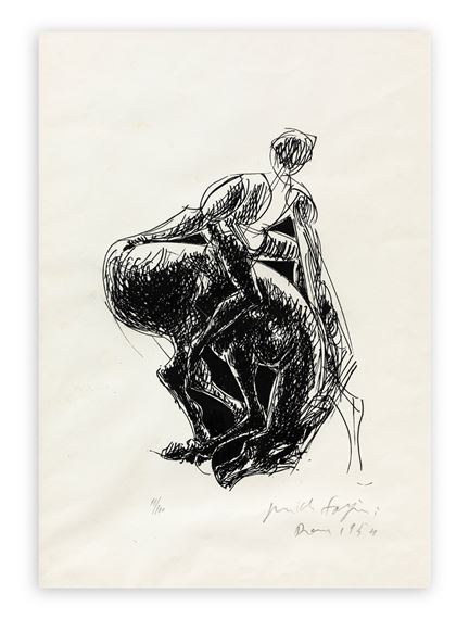 Senza Titolo by Pericle Fazzini, 1954