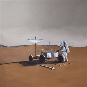 Zepsuty łazik księżycowy na marsjańskiej misji - Lukasz Gaweda