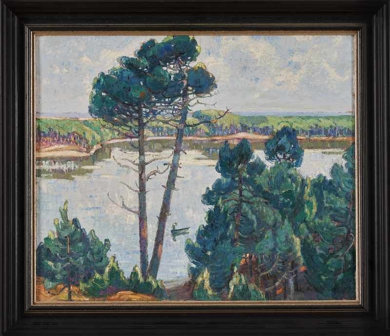 Pierre Gaston Rigaud | Le Lac d'Hossegor, 1933 (1933) | MutualArt