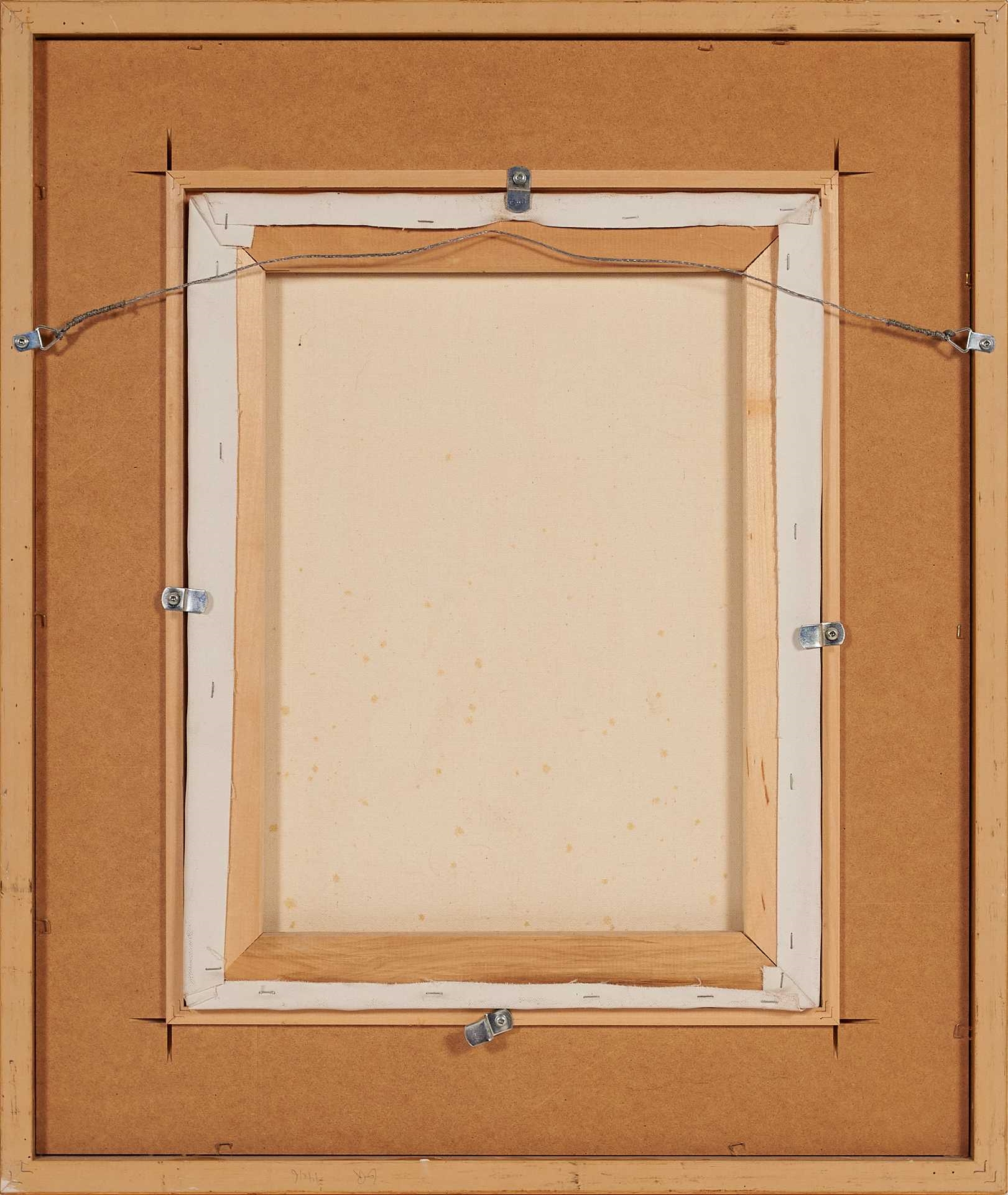 Artwork by Juan Cristobal Pinochet, Man and dog, Made of Oil on canvas