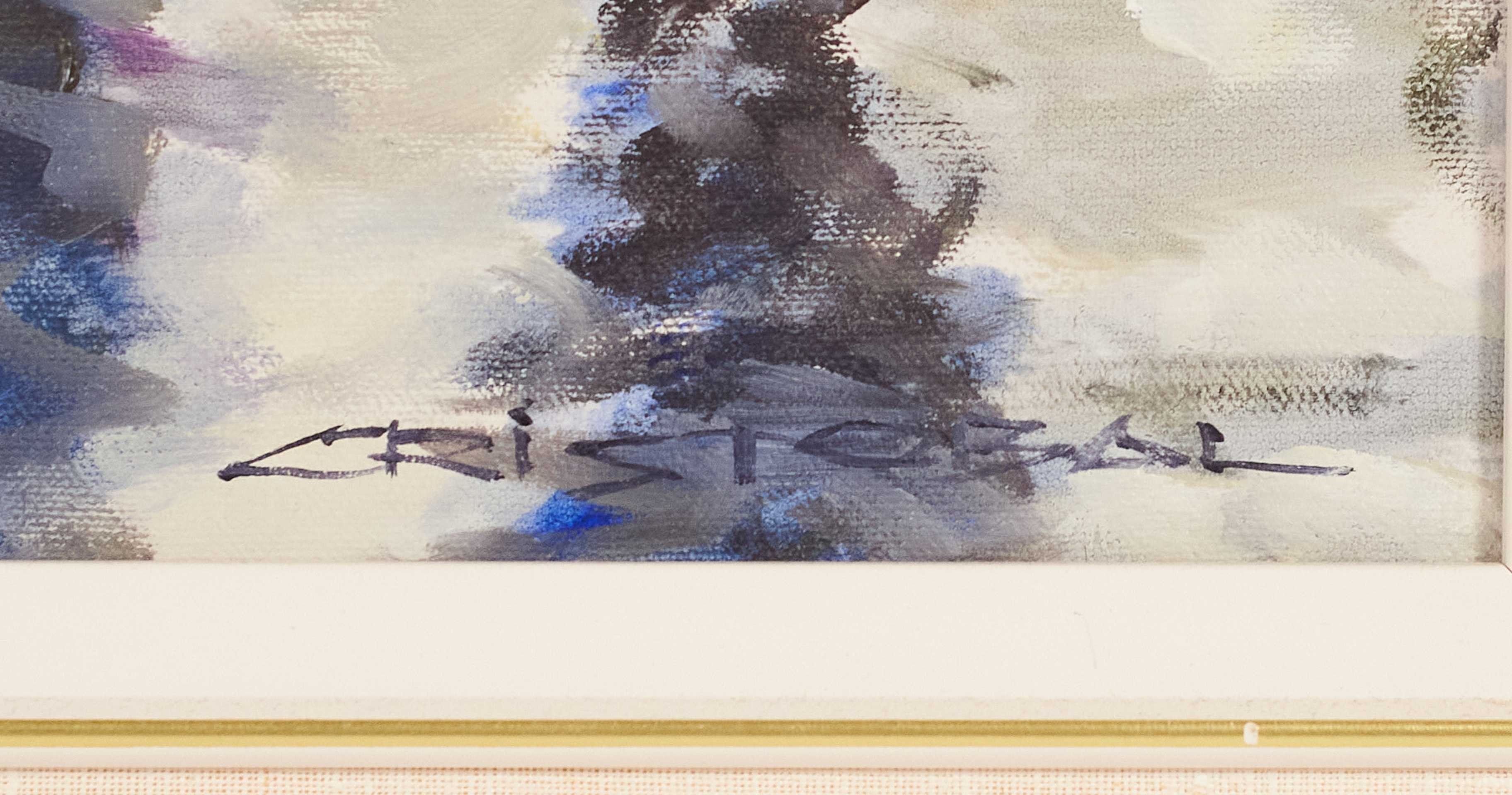 Artwork by Juan Cristobal Pinochet, Man and dog, Made of Oil on canvas