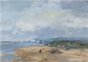 Coastal view at Brancaster - John Burman
