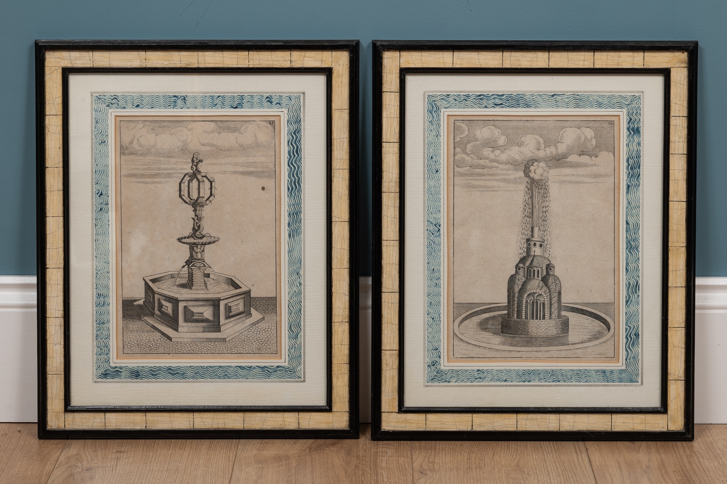 Georg Andreas Böckler | Plates 66 and 85 from Architectura Curiosa Nova ...