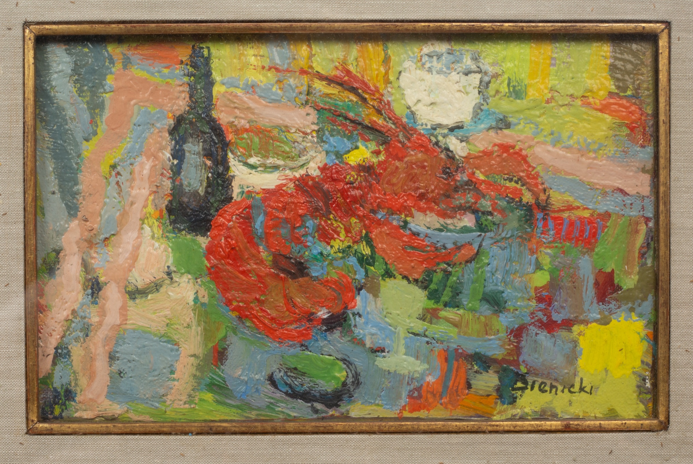 George Rene Sinicki | 'Le Homard' and 'Les Bouteilles' | MutualArt
