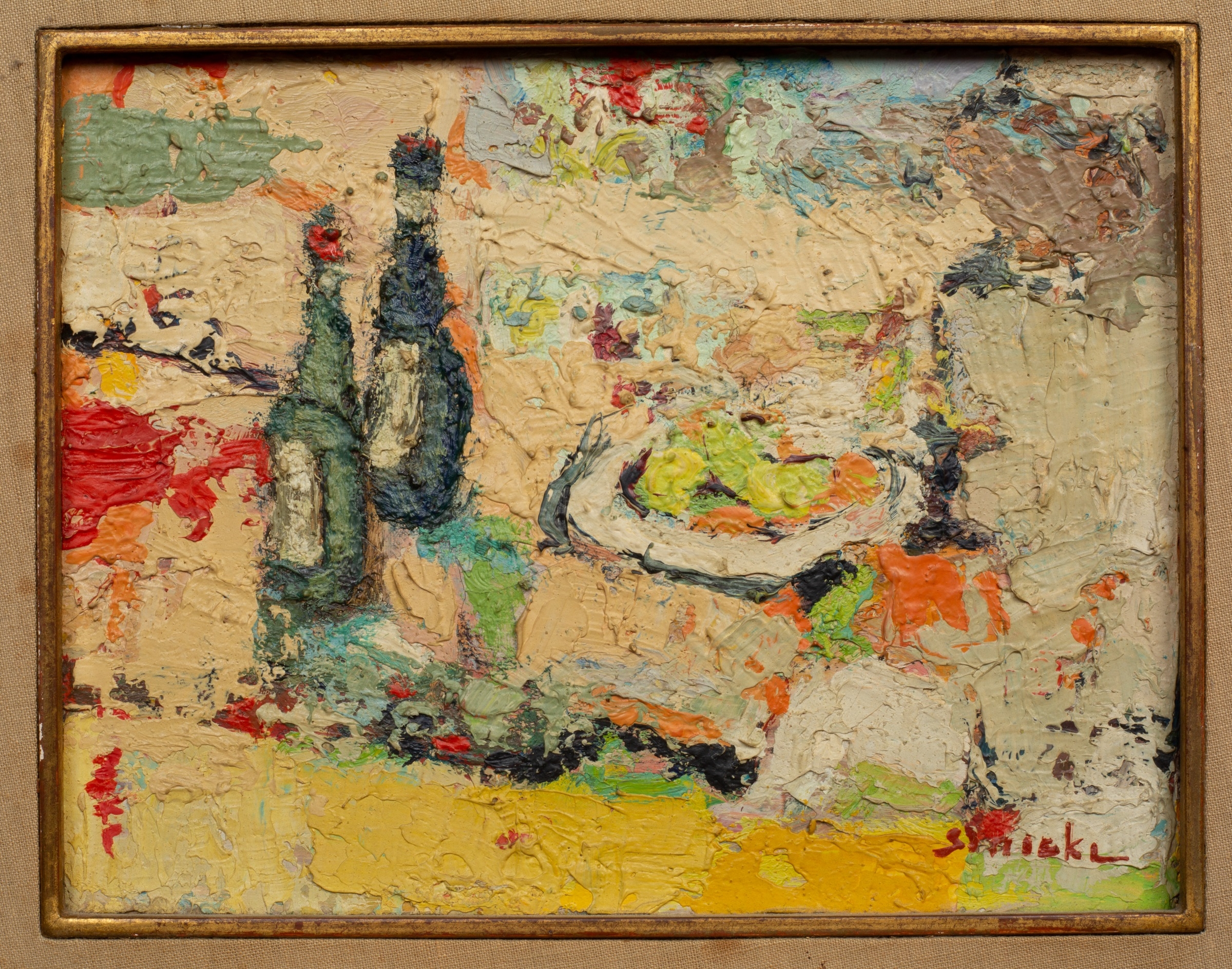 George Rene Sinicki | 'Le Homard' and 'Les Bouteilles' | MutualArt