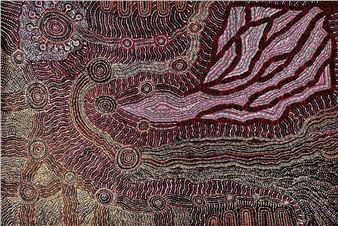 Rainbow Snake and Waterhole - Deborah Umala