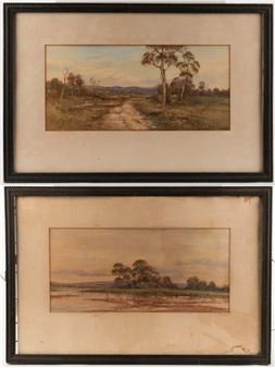 Two Australian country scenes - John Talbot